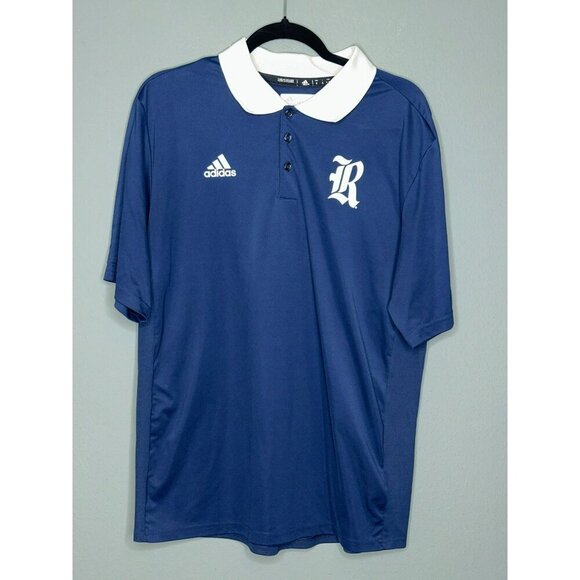 adidas Other - Rice University Adidas Men's Large Blue Collared Blue White Polo SS